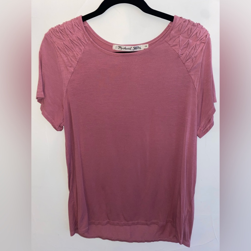 Michael Stars Pink T-Shirt Blouse